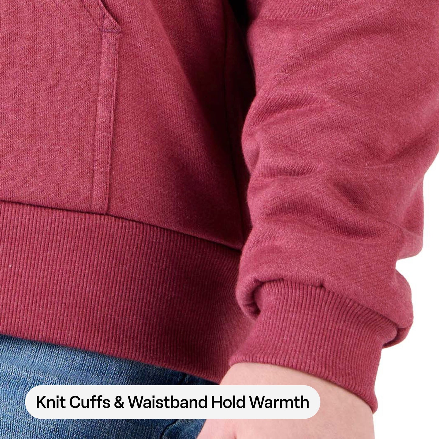 Women's Heritage Grid Fleece-Lined Full-Zip Hooded Sweatshirt