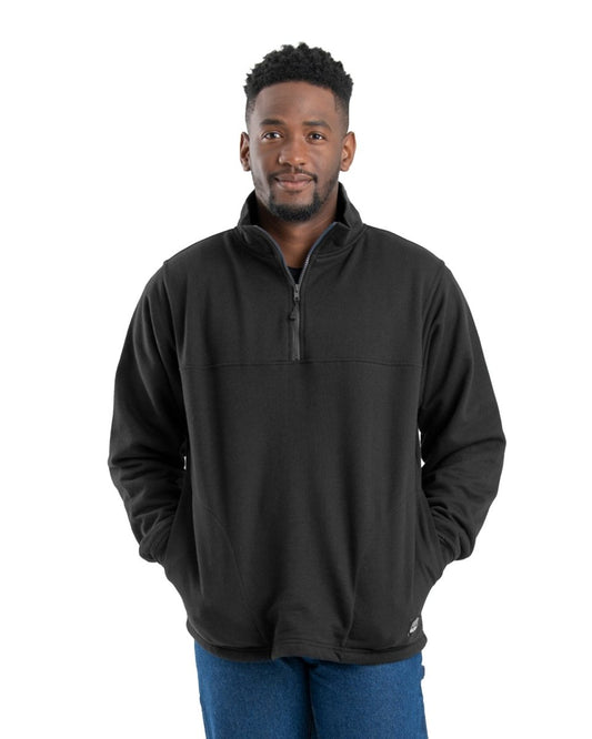 Heritage Thermal-Lined Quarter-Zip Sweatshirt - Berne Apparel