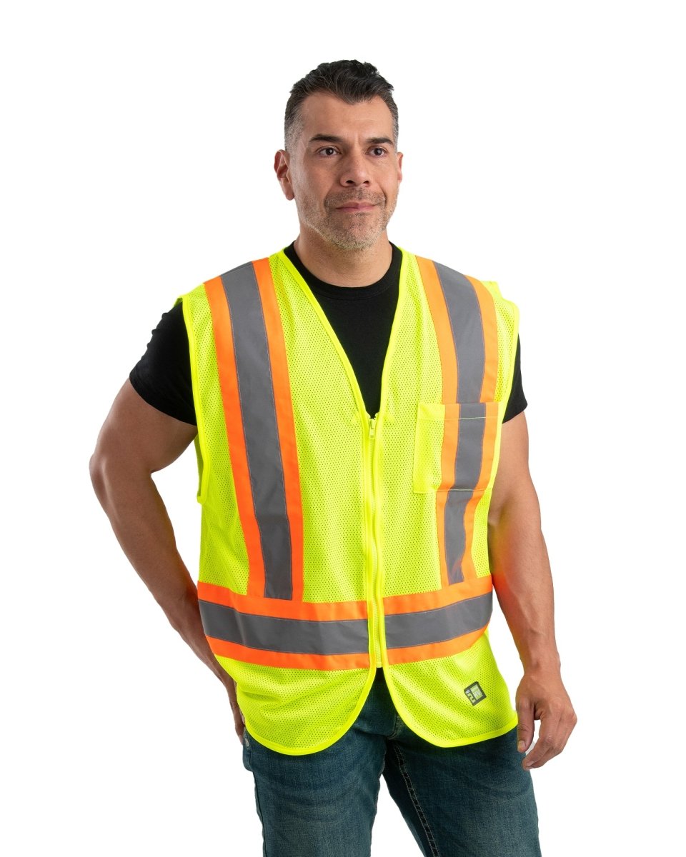 Hi Vis Class 2 Multi-Color Mesh Vest - Berne Apparel
