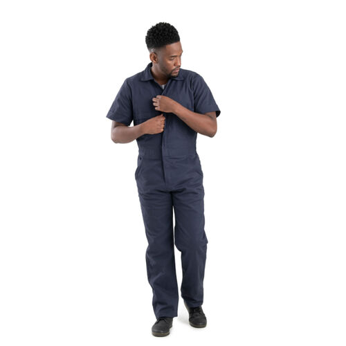 Highland Short Sleeve Flex Poplin Coverall Thumbnail