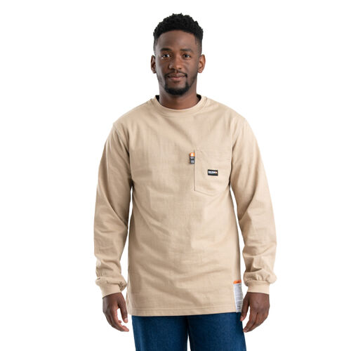 Flame Resistant Crew Neck Pocket T-Shirt Thumbnail